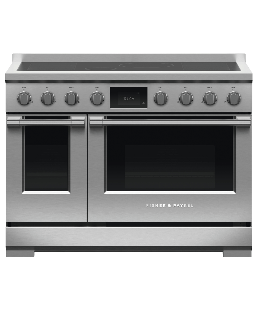 Fisher & Paykel RIV3486 Induction Range, 48", 6 Zones With Smartzone, Self-Cleaning