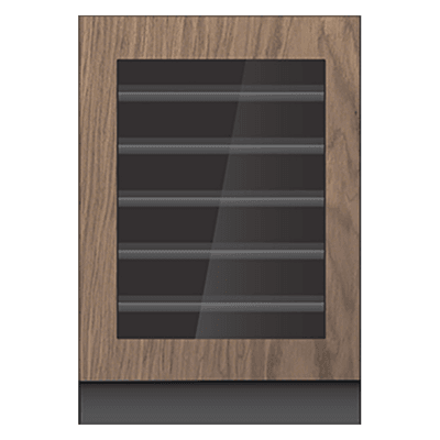 Jennair JUWFR242HX Panel-Ready 24" Built-In Undercounter Wine Cellar - Right Swing