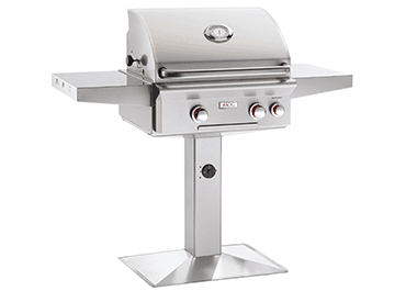 American Outdoor Grill 24NPT00SP Cooking Surface 432 Sq. Inches Post Model Grill W/O Rotisserie