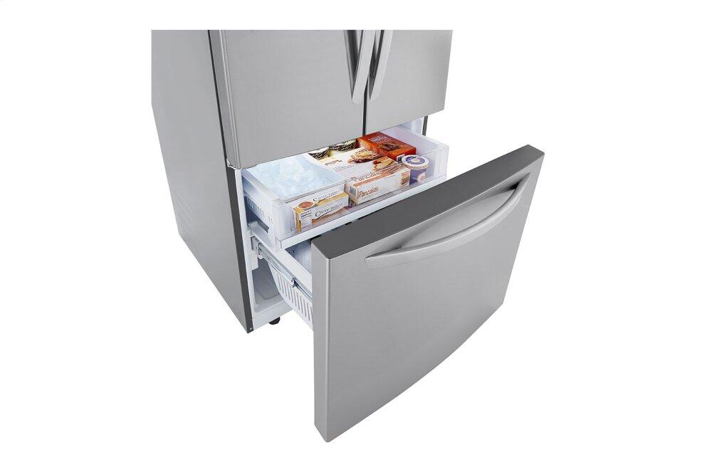 Lg LRFCS25D3S 25 Cu. Ft. French Door Refrigerator