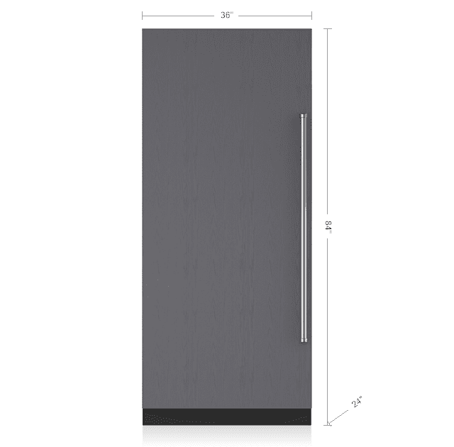 Sub-Zero IC36RLH 36" Designer Column Refrigerator - Panel Ready