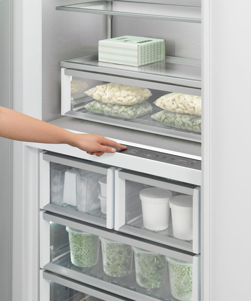 Fisher & Paykel RS3084FLJK1 Integrated Column Freezer, 30", Ice
