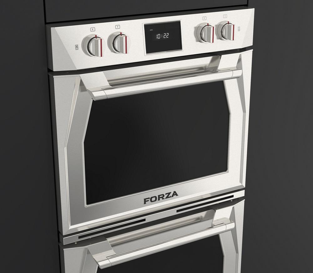 Forzacucina FODP30S 30 Inch Double Dual Convection Electric Wall Oven