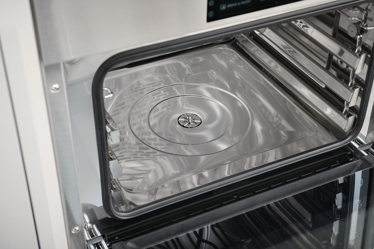 Wolf CSOP2450CMS 24" M Series Contemporary Stainless Steel Handleless Convection Steam Oven - Plumbed