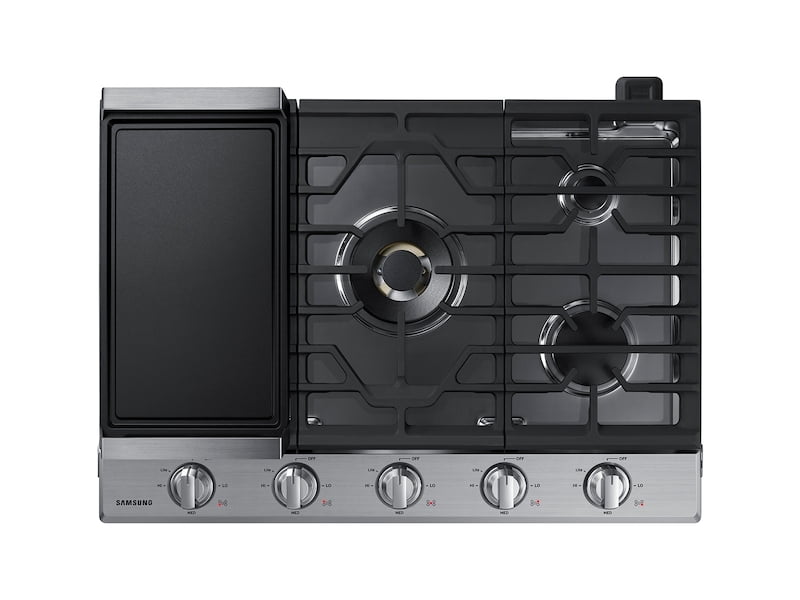Samsung NA30N7755TS 30" Gas Cooktop With 22K Btu Dual Power Burner In Stainless Steel