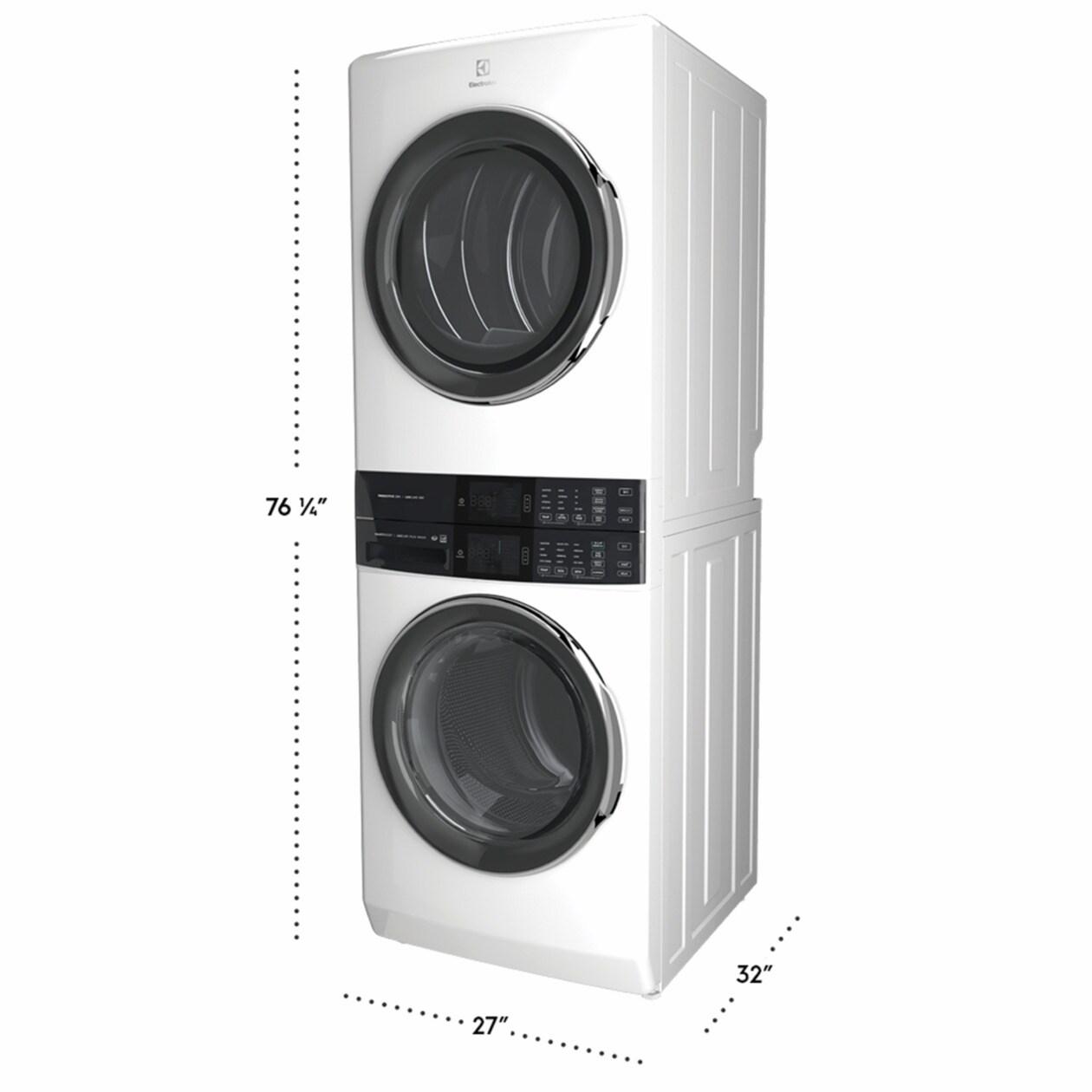 Electrolux ELTG7600AW Electrolux Laundry Tower&#8482; Single Unit Front Load 4.5 Cu. Ft. Washer & 8 Cu. Ft. Gas Dryer