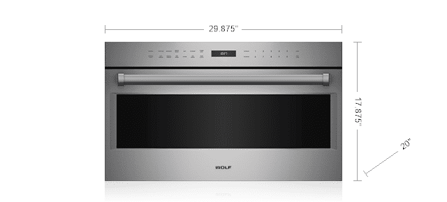 Wolf MDD30PESPH 30" E Series Professional Drop-Down Door Microwave Oven