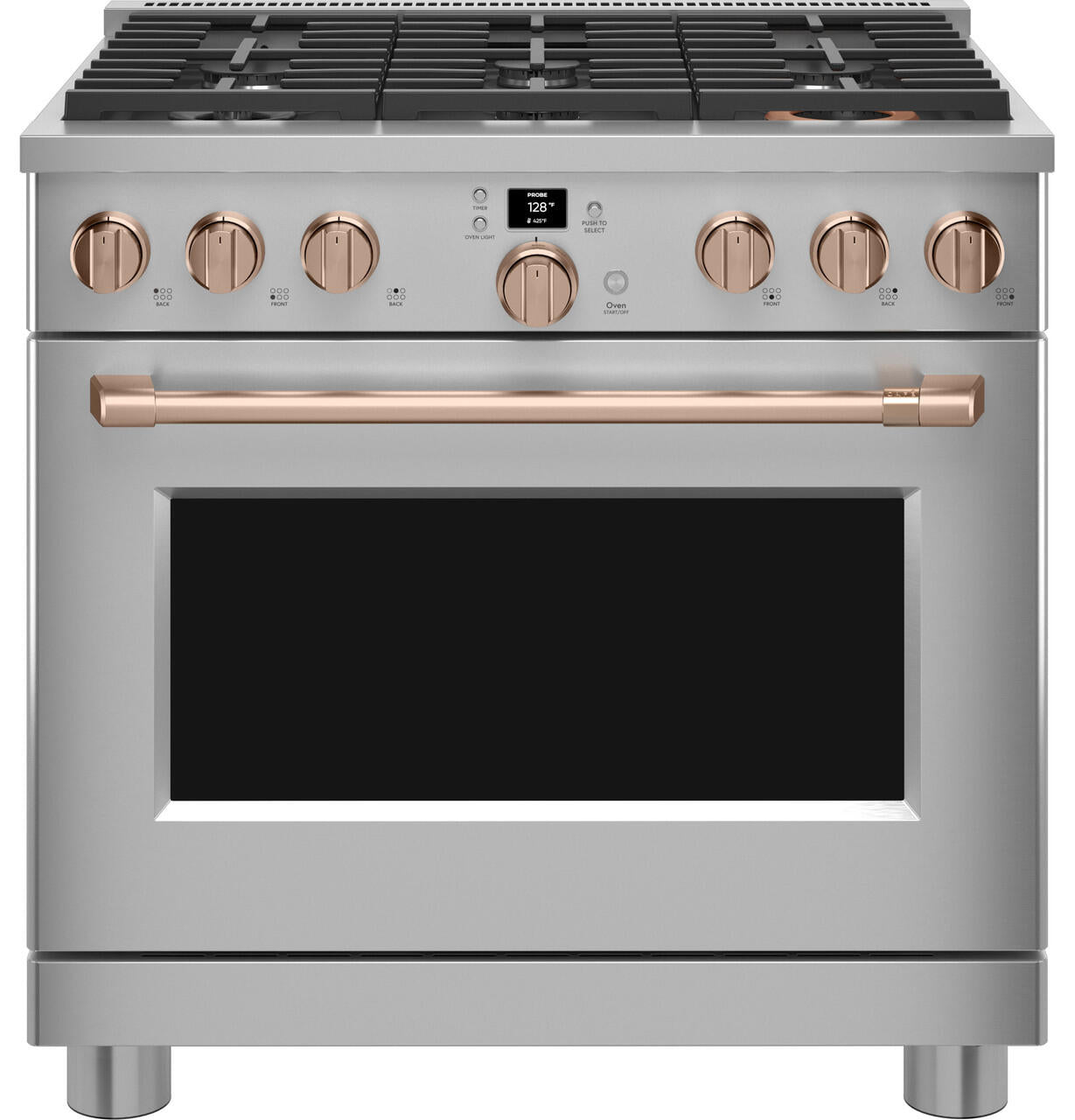 Cafe CGY366P2TS1 Café™ 36" Smart All-Gas Commercial-Style Range With 6 Burners (Natural Gas)