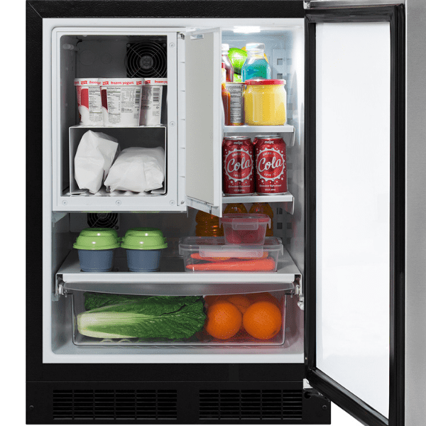 Marvel MLRF224SS01A 24-In Built-In Refrigerator Freezer With Door Style - Stainless Steel