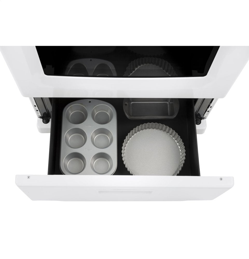 Hotpoint RAS300DMWW Hotpoint® 24" Free-Standing Front-Control Electric Range