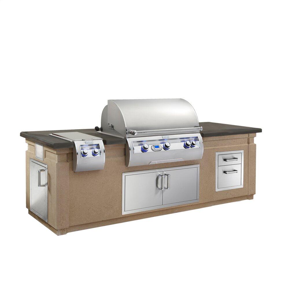Fire Magic ID790CBD108SM Island System With Double Drawer ISLAND AND GRILL COMPONENTS SOLD SEPARATELY