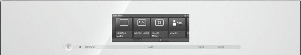 Miele DGC68001WH Dgc 6800-1 Steam Oven With Full-Fledged Oven Function And Xl Cavity Combines Two Cooking Techniques - Steam And Convection.- Brilliant White