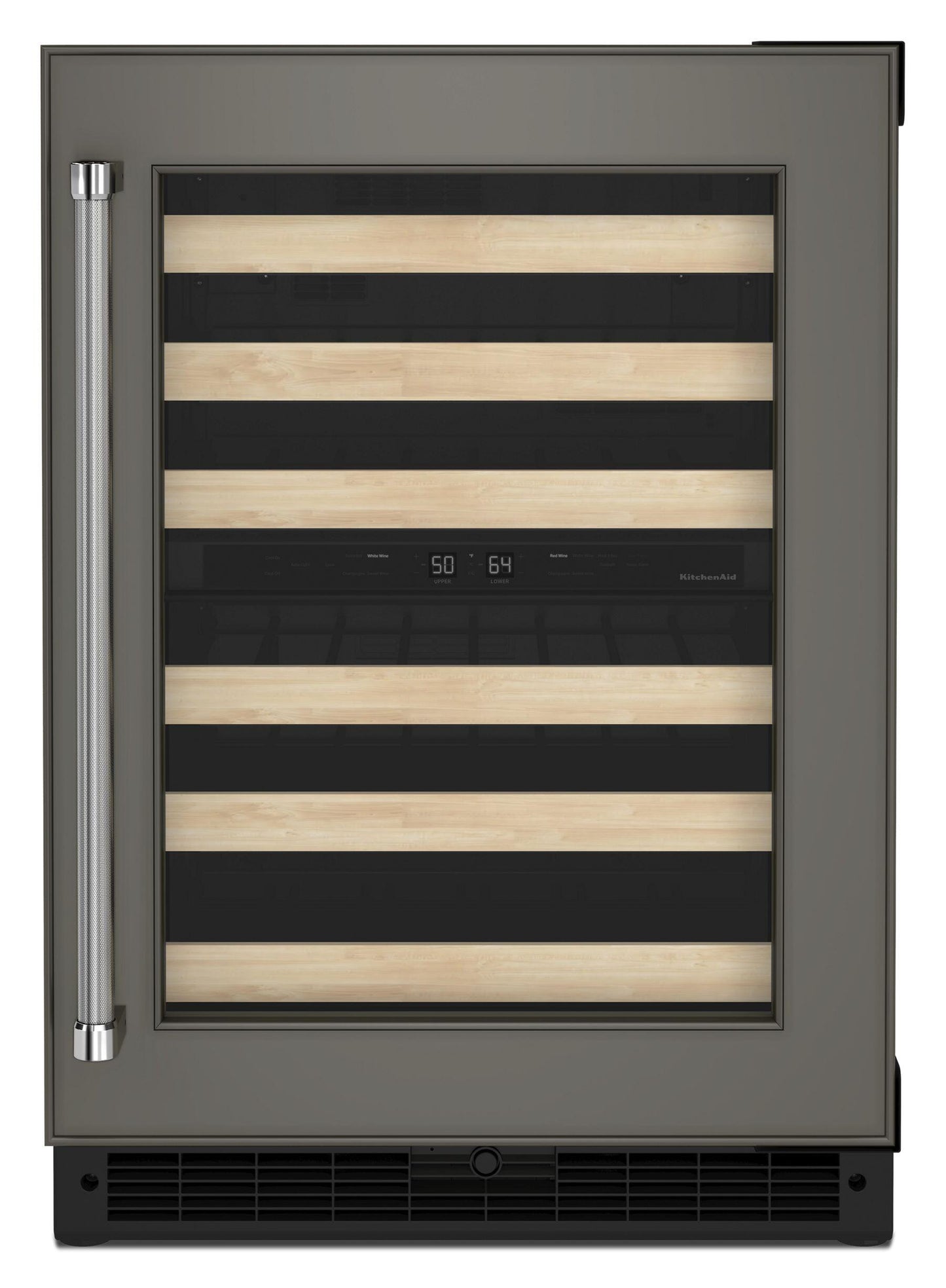 Kitchenaid KUWR214KPA 24" Panel-Ready Undercounter Wine Cellar With Wood-Front Racks - Panel Ready Pa