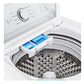 Lg WT6105CW 4.1 Cu. Ft. Capacity Top Load Washer With Agitator And Slamproof Glass Lid