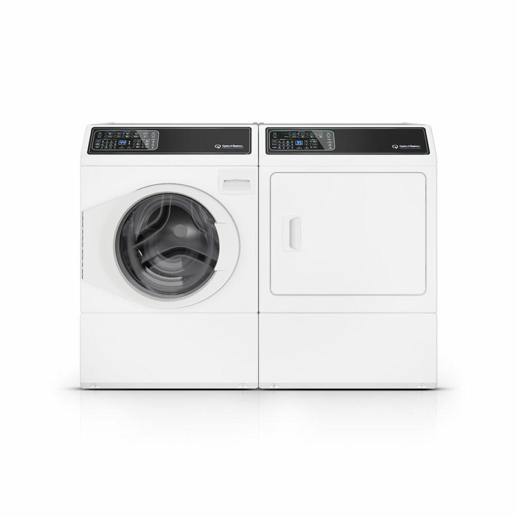 Speed Queen DF7004WG Df7 Sanitizing White Gas Dryer With Front Control Pet Plus&#8482; Steam Over-Dry Protection Technology Energy Star® Certified 5-Year Warranty