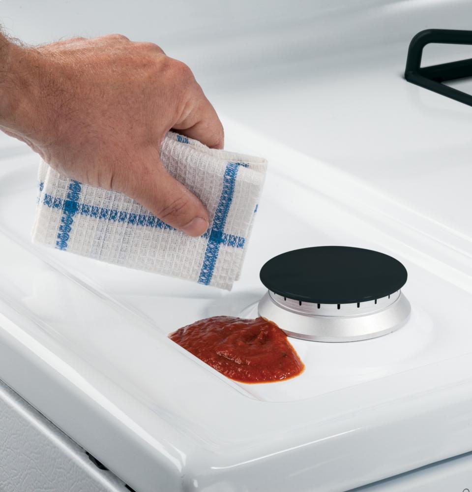 Hotpoint RGBS400DMWW Hotpoint® 30" Free-Standing Standard Clean Gas Range