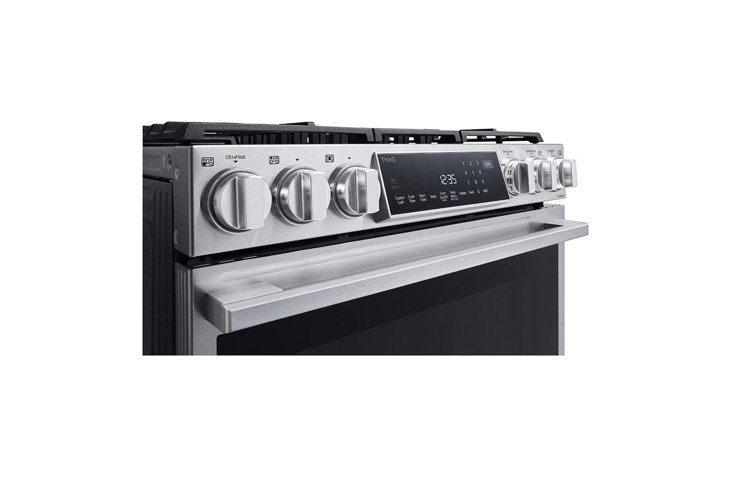 Lg LSDS6338F 6.3 Cu. Ft. Smart Wi-Fi Dual Fuel Slide-In Range With Probake Convection® And Easyclean®