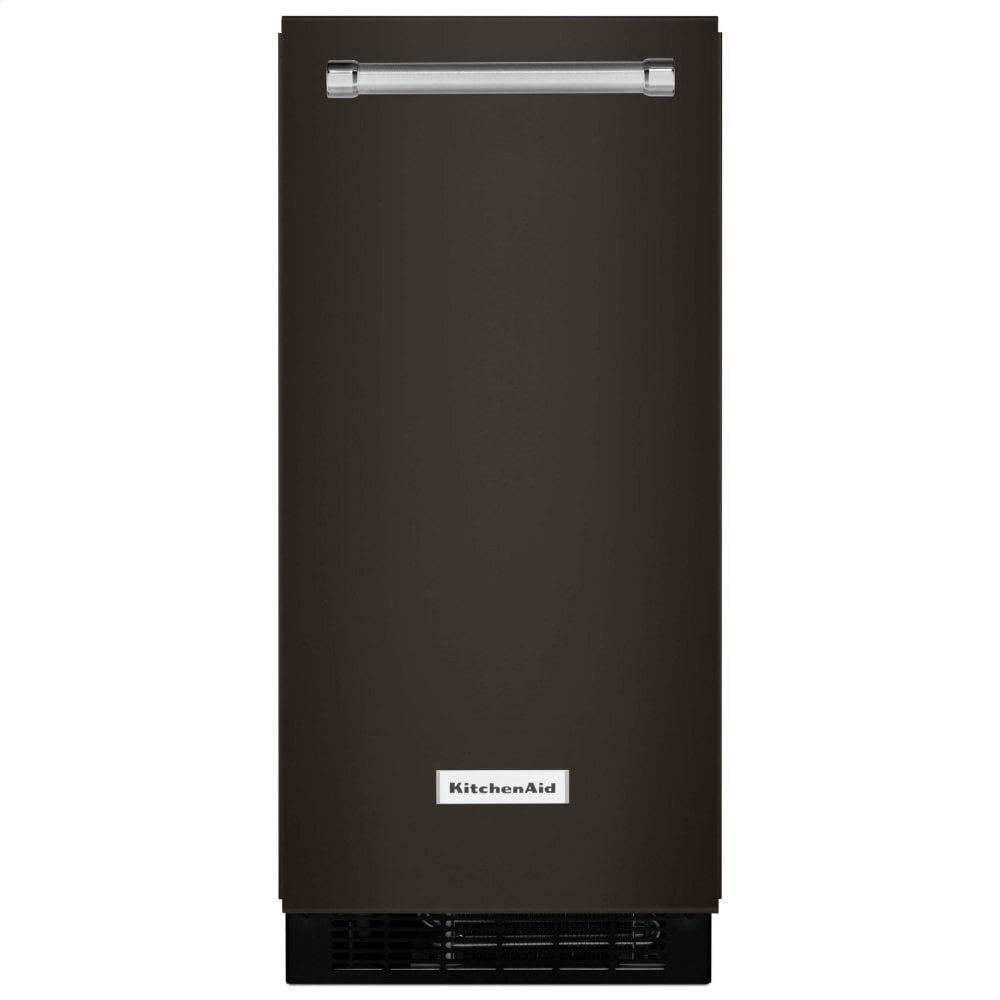 Kitchenaid KUIX535HBS Kitchenaid® 15'' Automatic Ice Maker With Printshield™ Finish - Black Stainless Steel With Printshield™ Finish