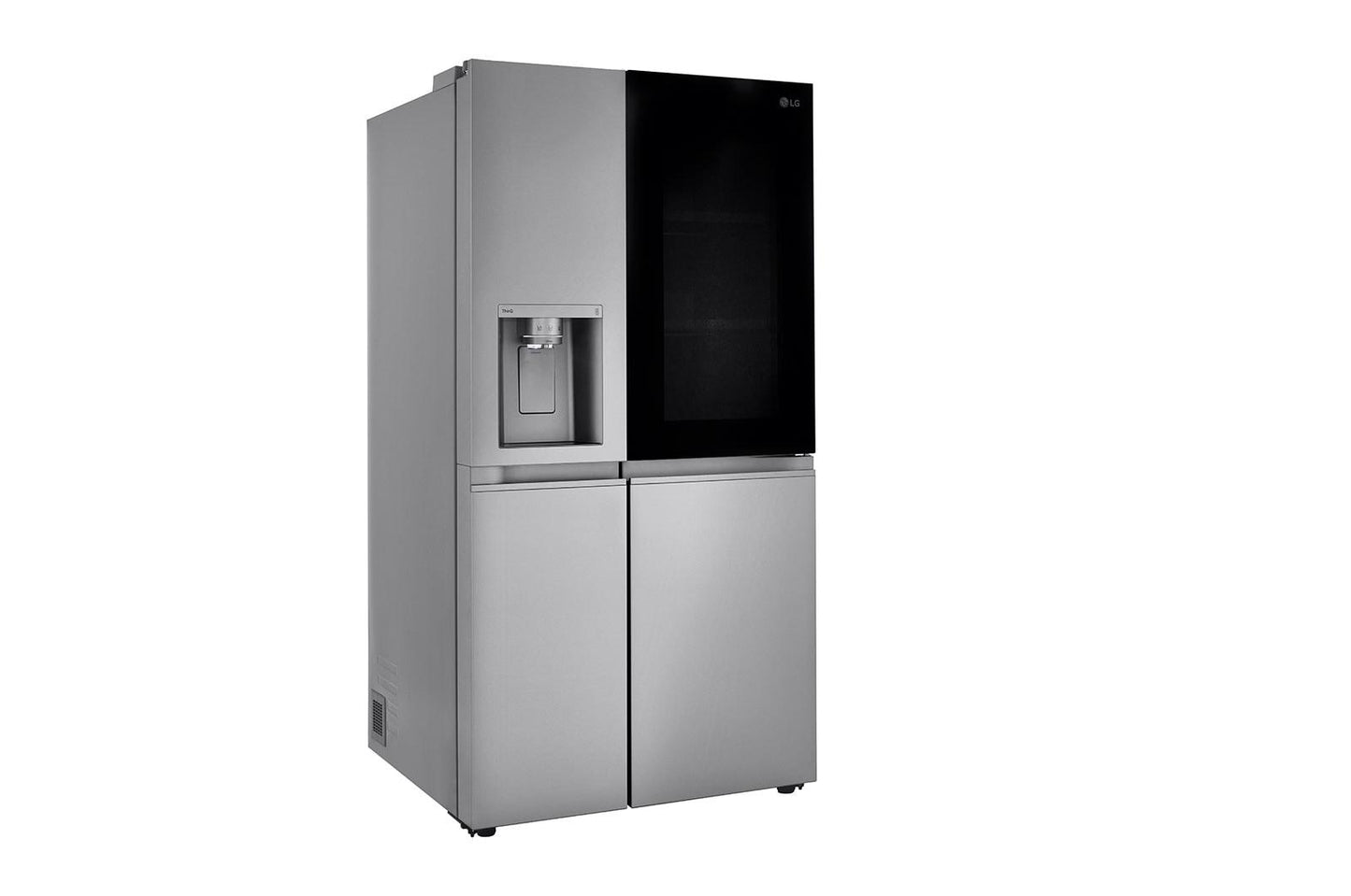 Lg LRSOC2306S 23 Cu. Ft. Smart Side-By-Side Counter-Depth Instaview® Refrigerator With Craft Ice™