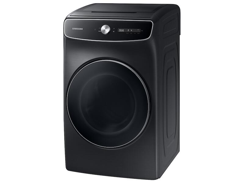 Samsung DVG60A9900V 7.5 Cu. Ft. Smart Dial Gas Dryer With Flexdry&#8482; And Super Speed Dry In Brushed Black