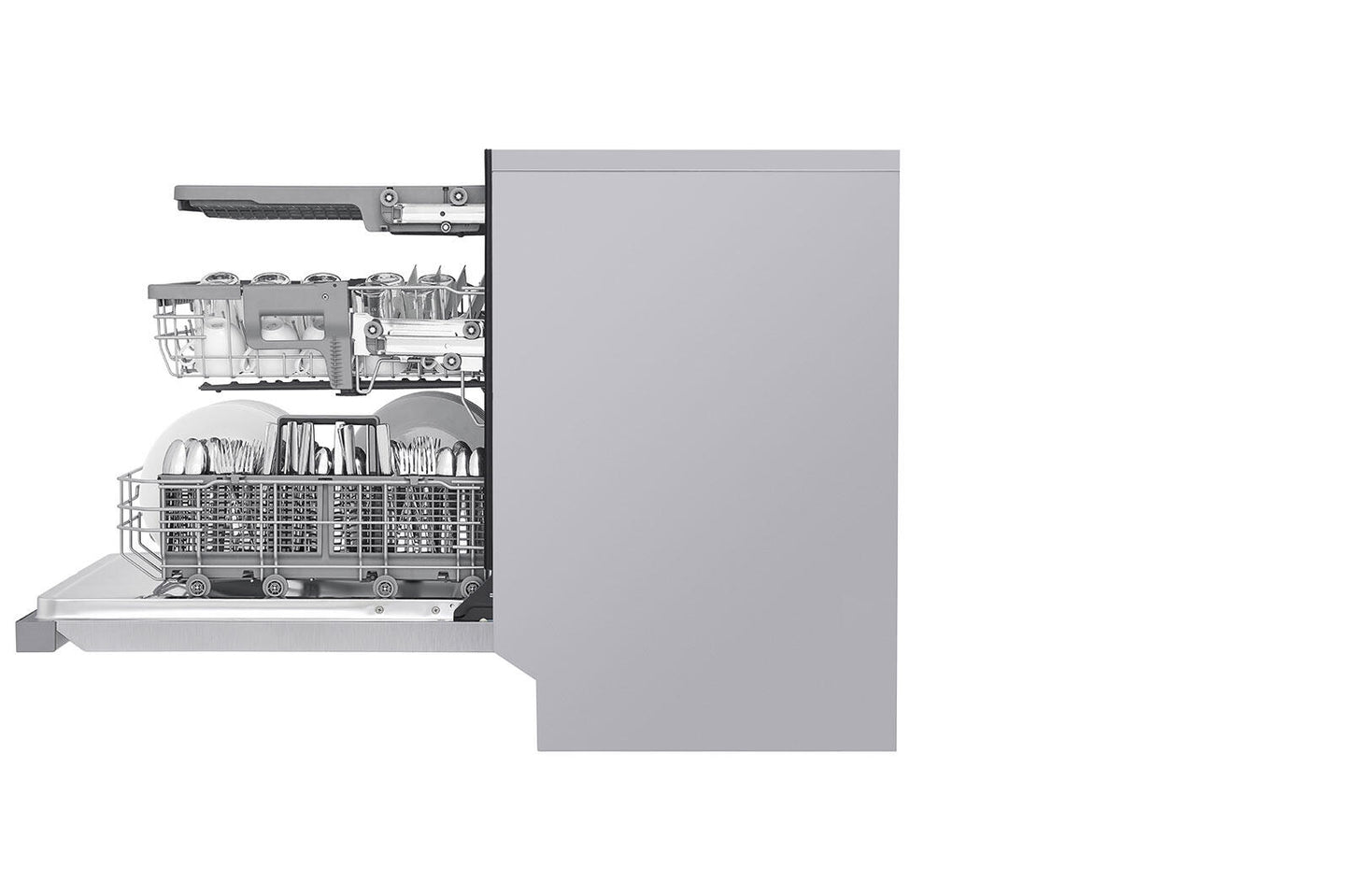 Lg LDFN4542S Front Control Dishwasher With Quadwash™