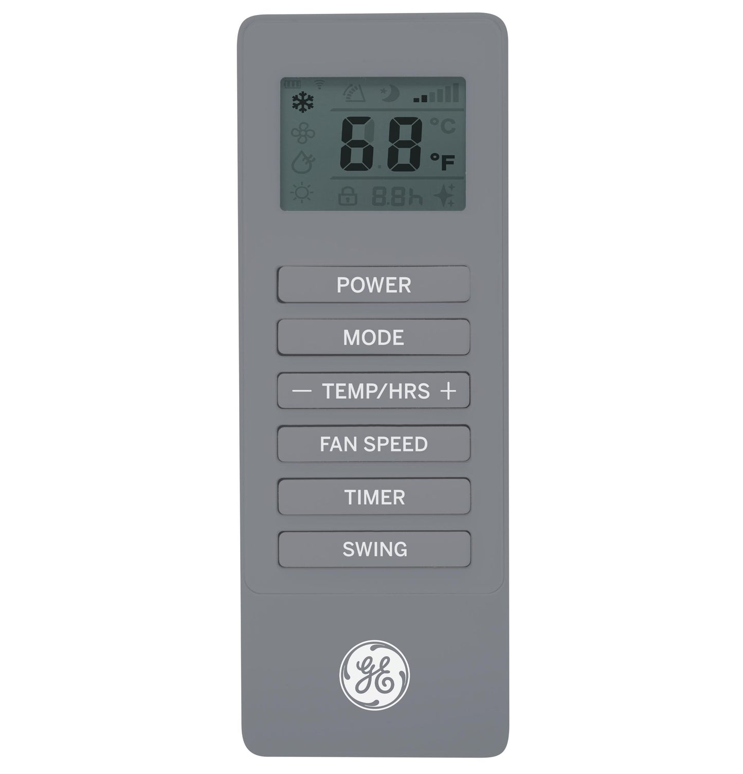 Ge Appliances APSD08JASG Ge® 8,500 Btu Heat/Cool Portable Air Conditioner With Dehumidifier And Remote, Grey