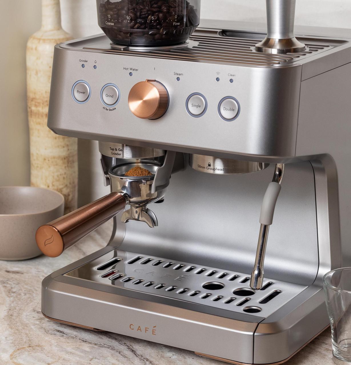 Cafe C7CESAS2RS3 Café&#8482; Bellissimo Semi Automatic Espresso Machine + Frother