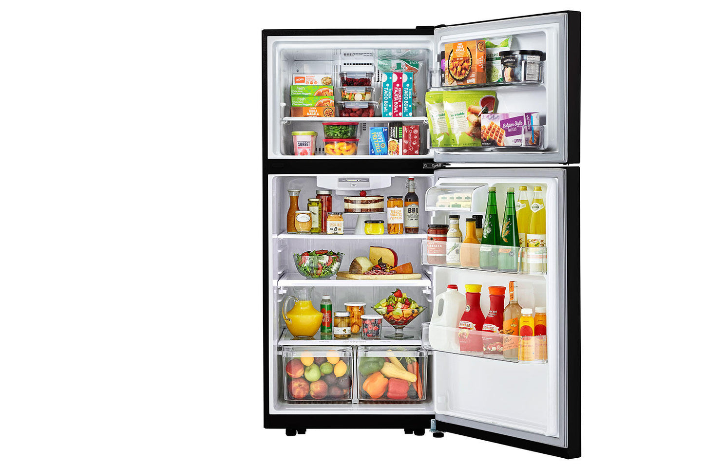 Lg LTCS20020B 20 Cu. Ft. Top Freezer Refrigerator