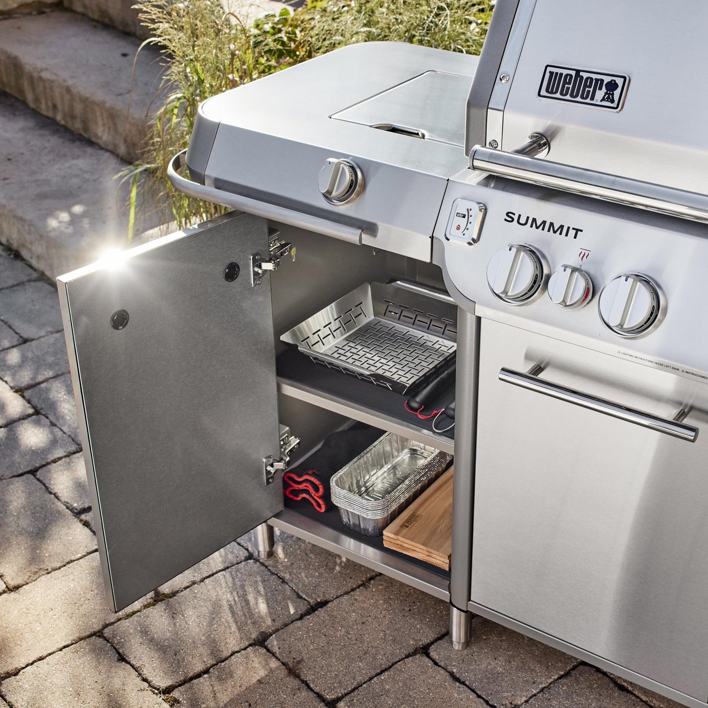 Weber 1500092 Summit® Gc38 S Grill Center (Natural Gas) - Stainless Steel