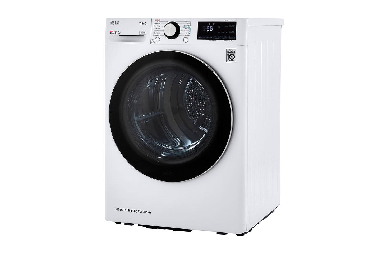 Lg DLHC1455W 4.2 Cu.Ft. Smart Wi-Fi Enabled Compact Front Load Dryer With Dual Inverter Heatpump&#8482; Technology