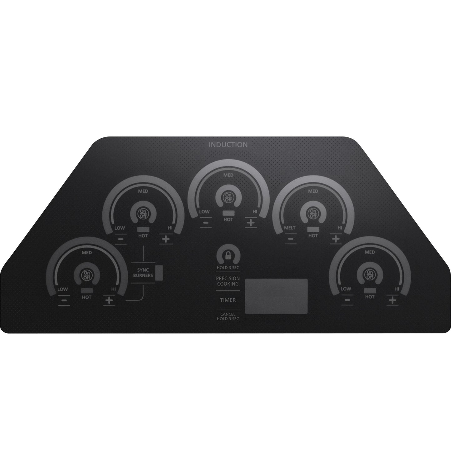 Monogram ZHU36RDPBB Monogram 36" Induction Cooktop