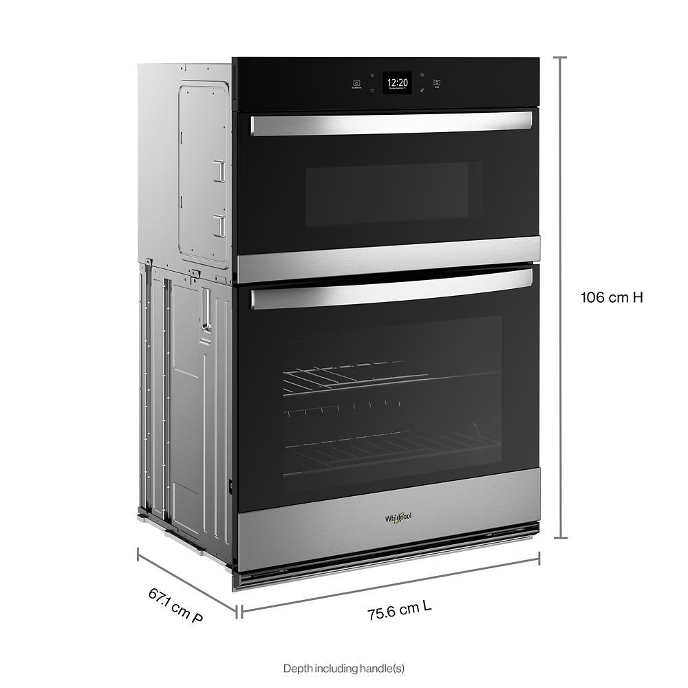 Whirlpool WOEC5030LZ 6.4 Total Cu. Ft. Combo Wall Oven With Air Fry When Connected*