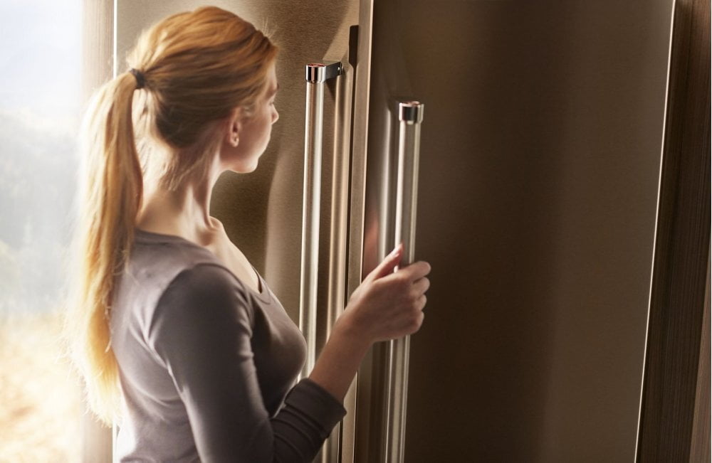 Kitchenaid KRFC300EBS 20 Cu. Ft. 36-Inch Width Counter-Depth French Door Refrigerator With Interior Dispense - Black Stainless Steel With Printshield™ Finish