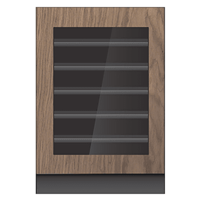 Jennair JUBFR242HX Panel-Ready 24" Built-In Undercounter Beverage Center, Right Swing