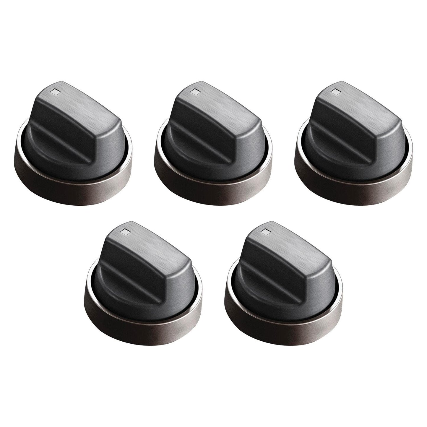 Wolf 9056369 36" Professional Gas Cooktop Brushed Gray Knob Kit