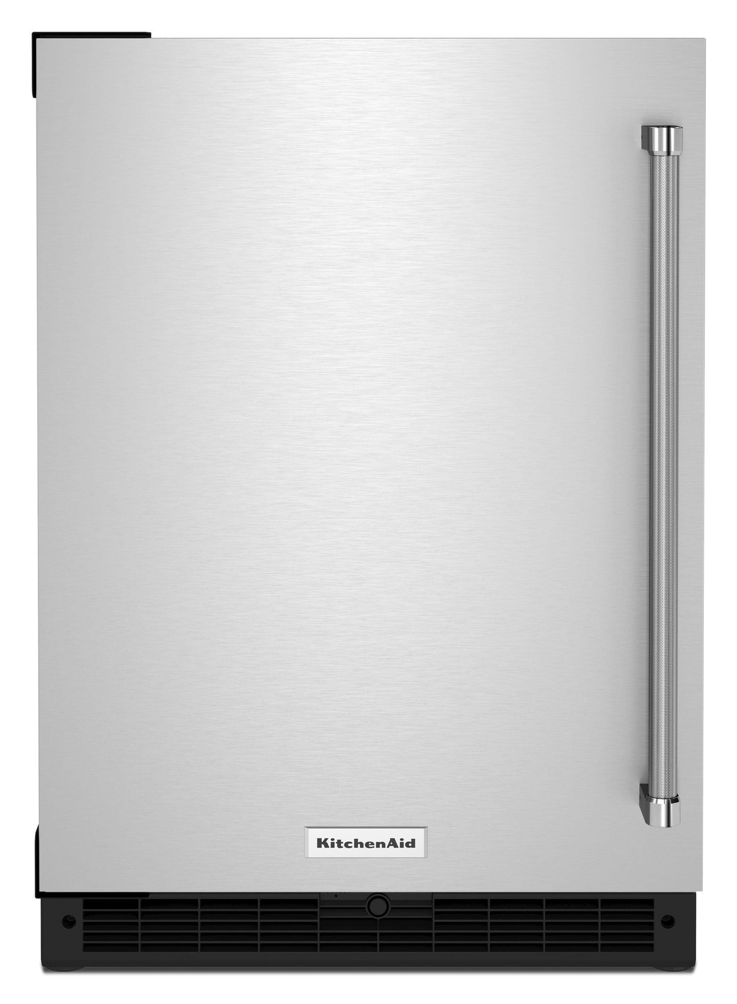 Kitchenaid KURL114KSB 24" Undercounter Refrigerator With Stainless Steel Door - Black Cabinet/Stainless Doors