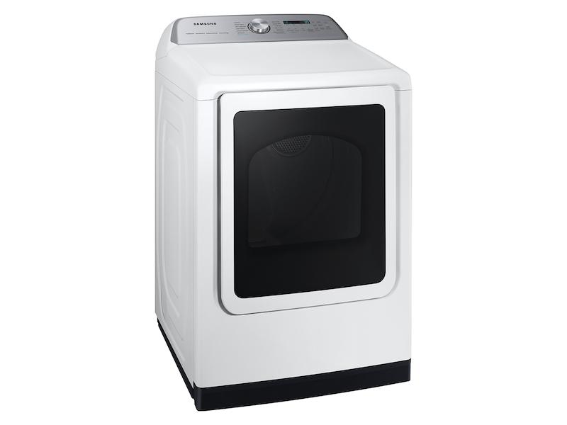 Samsung DVE54CG7150W 7.4 Cu. Ft. Smart Electric Dryer With Pet Care Dry And Steam Sanitize+ In White