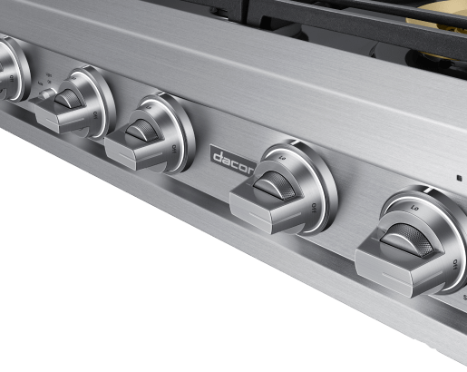 Dacor DTT36T960GS 36" Rangetop, Silver Stainless, Natural Gas/Liquid Propane