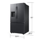 Samsung RF32CG5400MT 31 Cu. Ft. Mega Capacity 3-Door French Door Refrigerator With Four Types Of Ice In Matte Black Steel