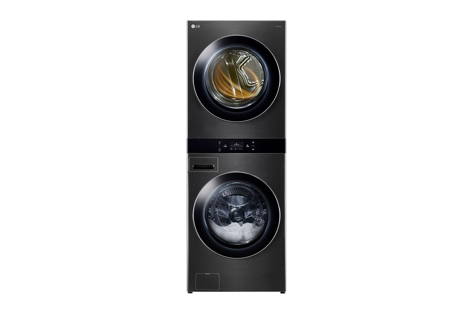 Lg WKGX301HBA Single Unit Front Load Lg Washtower™ With Center Control® 5.0 Cu.Ft. Washer & 7.4 Cu.Ft. Gas Dryer