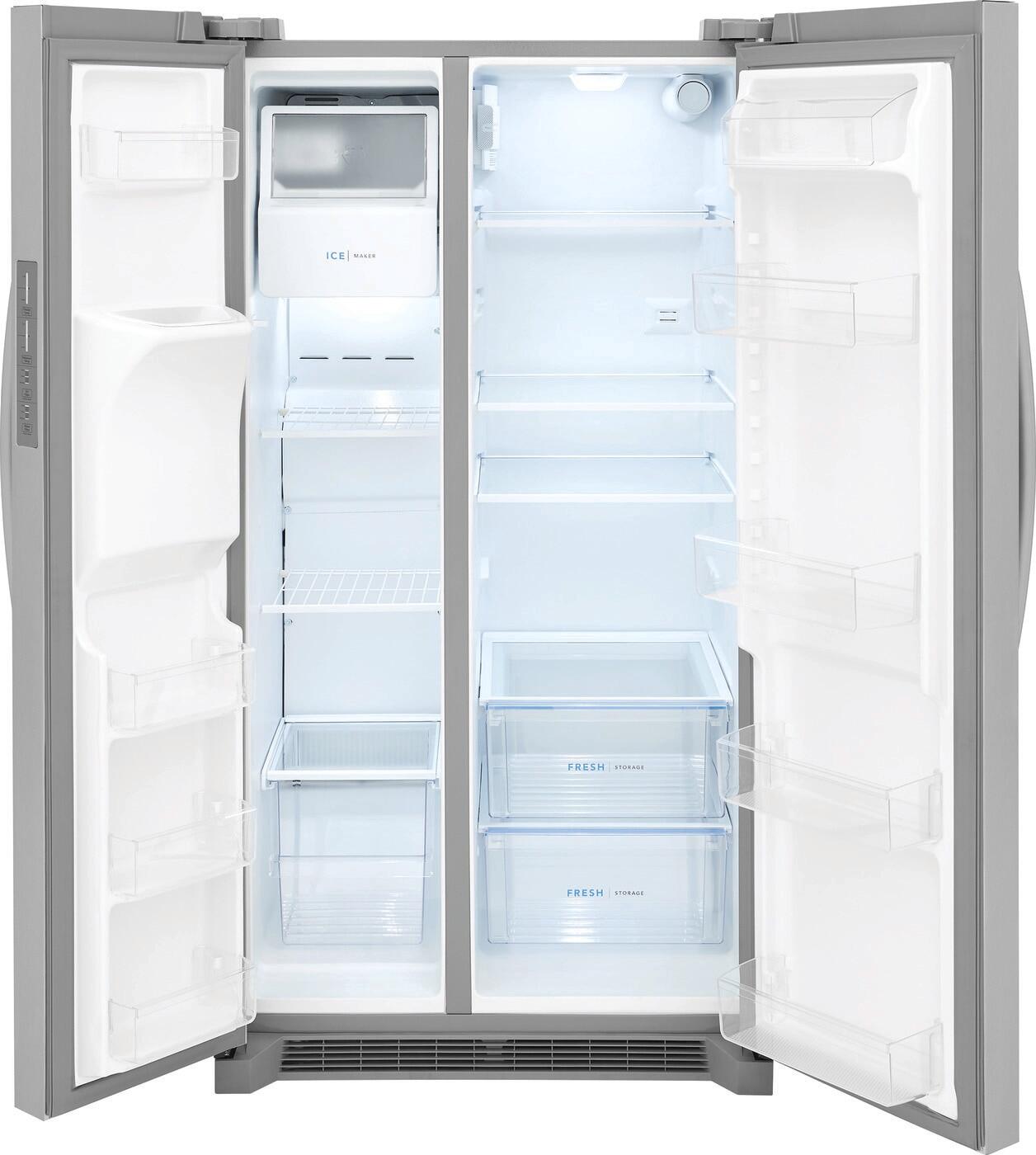 Frigidaire FRSS2623AS Frigidaire 25.6 Cu. Ft. 36'' Standard Depth Side By Side Refrigerator