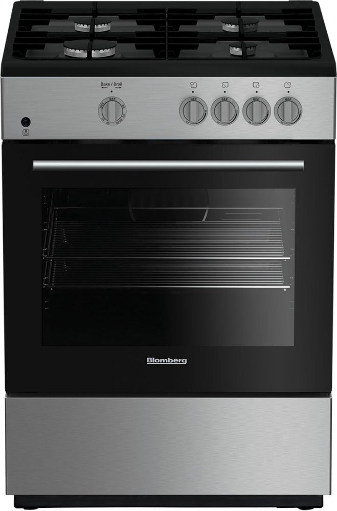 Blomberg Appliances BGR24102SS 24" Freestanding Gas Range, Stainless Steel