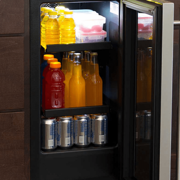 Marvel MLBV215SG01A 15-In Built-In Beverage Center With Door Style - Stainless Steel Frame Glass
