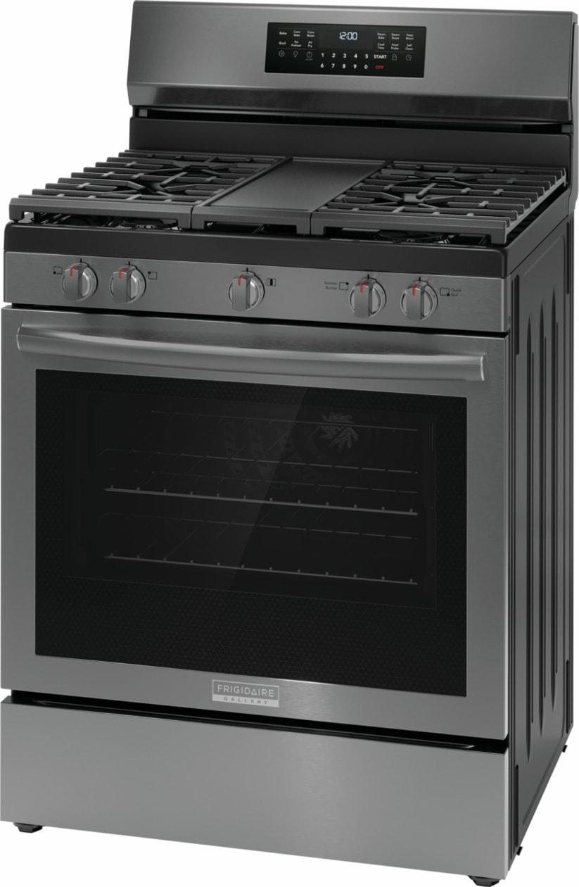 Frigidaire GCRG3060BD Frigidaire Gallery 30" Rear Control Gas Range With Total Convection