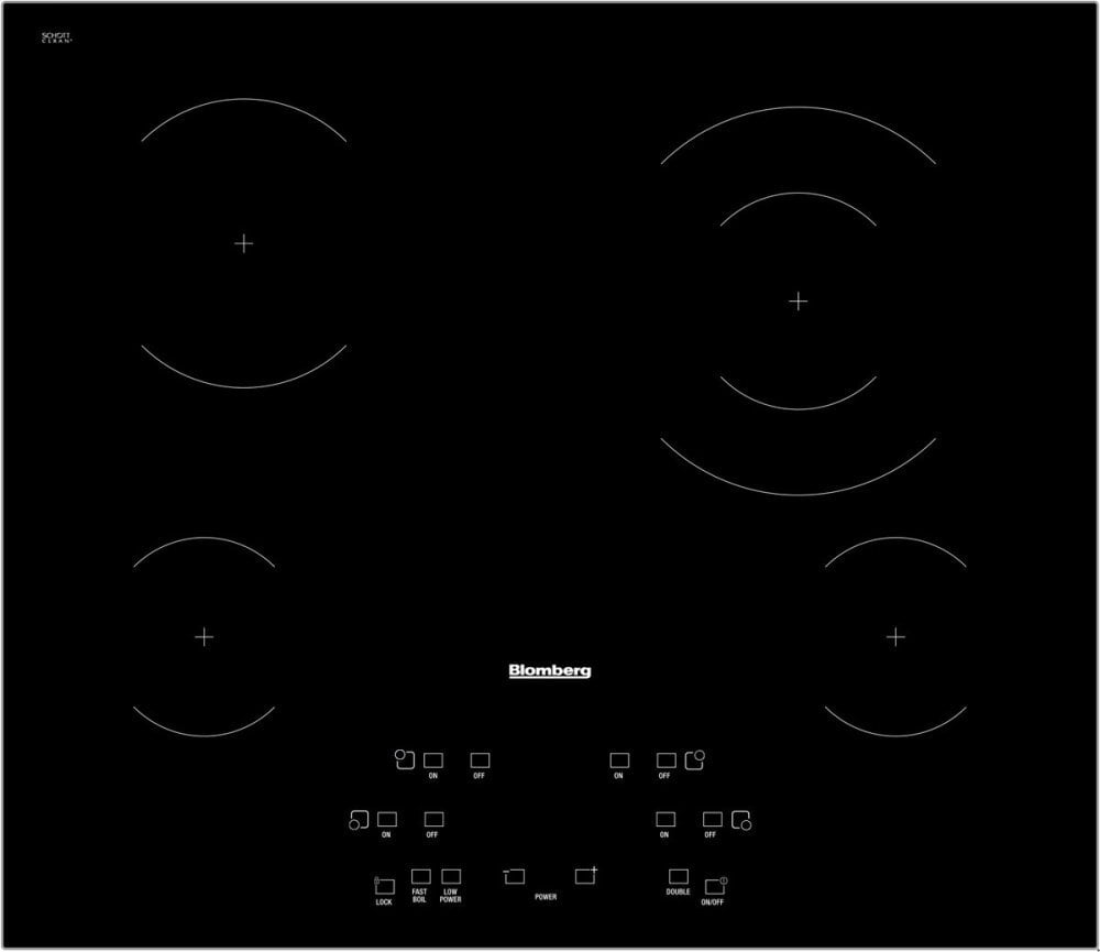 Blomberg Appliances CTE24410 24" Electric Cooktop, 4 Burner, Touch Controls