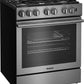 Blomberg Appliances BDF30522SS 30In Dual Fuel 5 Burner Range With 5.7 Cu Ft Self Clean Oven, Slide-In Style