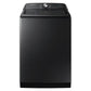 Samsung WA54CG7105AVUS 5.4 Cu. Ft. Extra-Large Capacity Smart Top Load Washer With Activewave™ Agitator And Super Speed Wash In Brushed Black