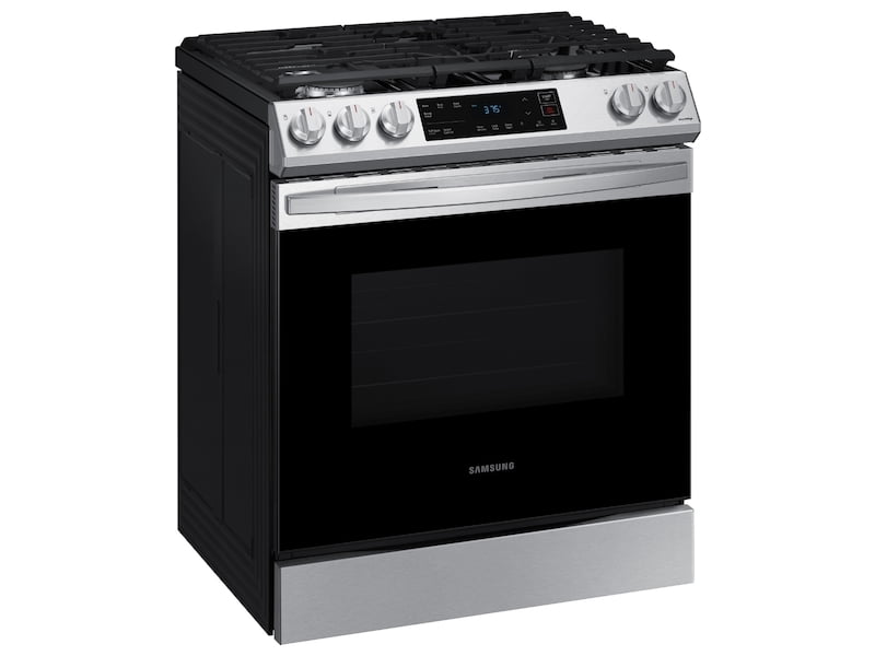 Samsung NX60T8111SS 6.0 Cu. Ft. Front Control Slide-In Gas Range With Wi-Fi In Stainless Steel