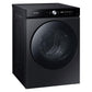 Samsung WF46BB6700AVUS Bespoke 4.6 Cu. Ft. Large Capacity Front Load Washer With Super Speed Wash And Ai Smart Dial In Brushed Black
