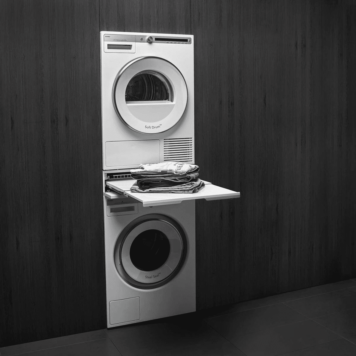 Asko HDB1153W Double Shelf - White